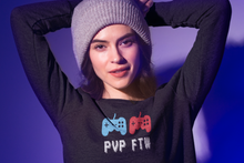 Load image into Gallery viewer, PVP FTW - Multi-player Gaming Designed - Unisex Sweatshirt
