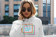 Load image into Gallery viewer, Retro designed gamer Level UP.  Pastel colors and 70&#39;s styling takes ya back to the early days of video gaming. Hoodie

