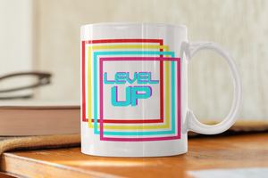 Retro Level UP - Mug