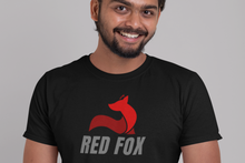 Load image into Gallery viewer, Red Fox couldn&#39;t keep his cool logo all to himself.  This updated unisex essential fits like one of your well-loved favorite tees.
